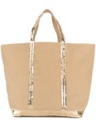 Vanessa Bruno Sequin Detail Tote Bag - Brown