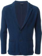 Lardini Knit Blazer, Men's, Size: S, Blue, Nylon/cotton
