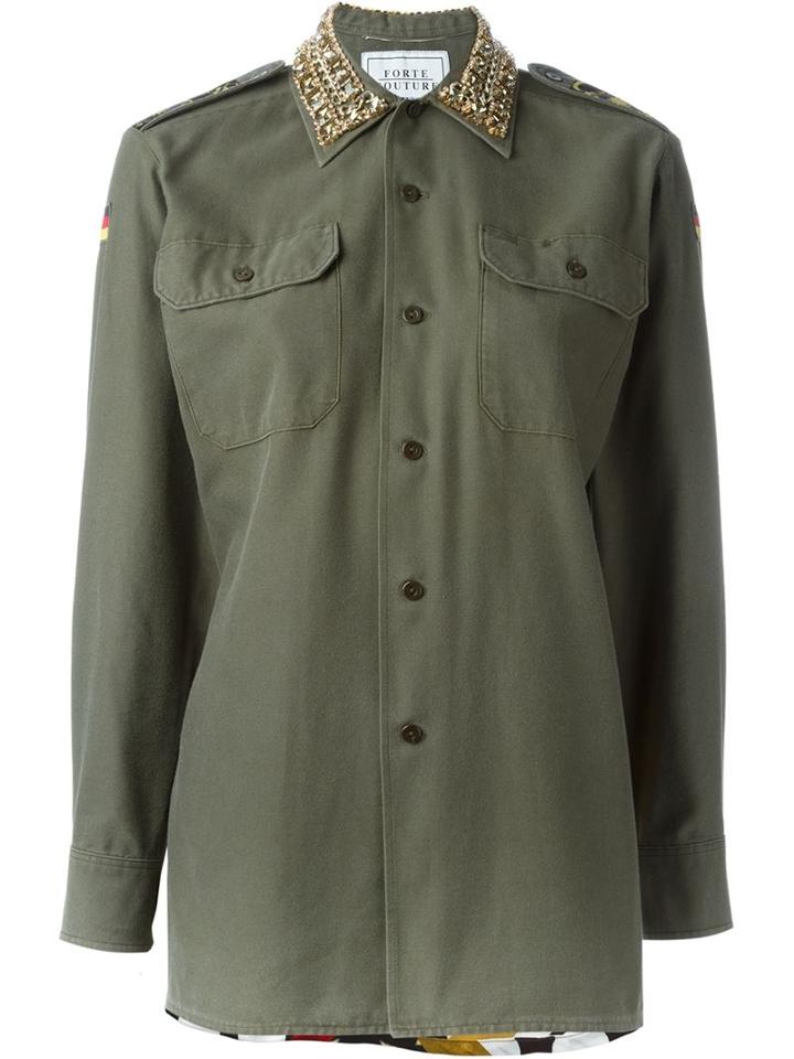 Forte Couture 'thunder Foulard' Shirt