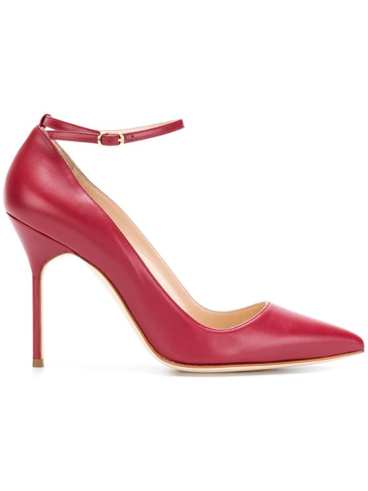 Manolo Blahnik Bb Strap - Red