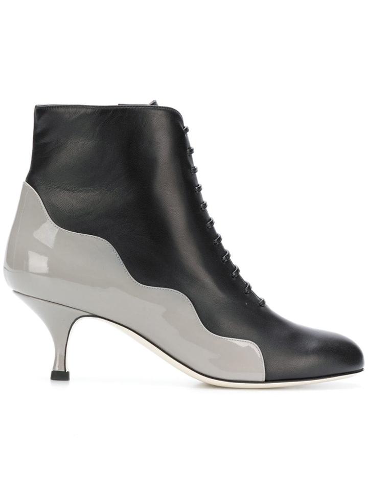 Francesca Bellavita Lace-up Boots - Black