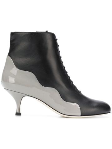 Francesca Bellavita Lace-up Boots - Black