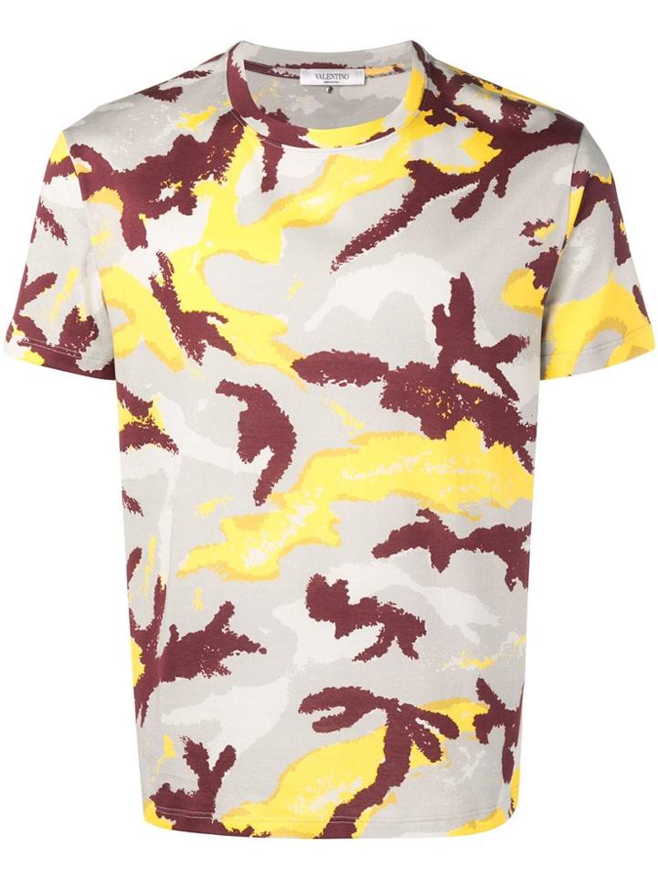 Valentino Camouart T-shirt - Grey