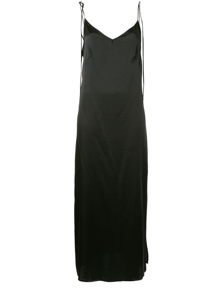 Kacey Devlin Spaghetti Strap Dress - Black