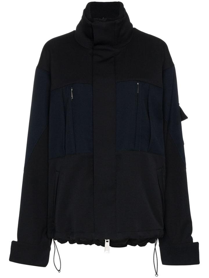Ambush Logo Print Wool Jacket - Black