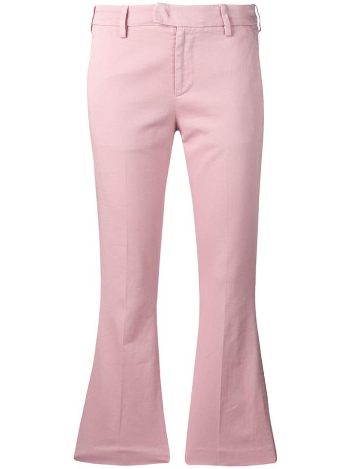 Dondup Cropped Flared Trousers - Pink