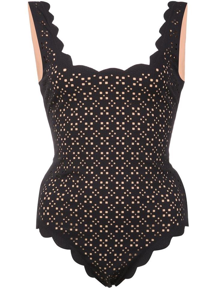 Marysia 'palm Spring Lasercut' Swimsuit, Women's, Size: Xs, Black, Polyamide/spandex/elastane