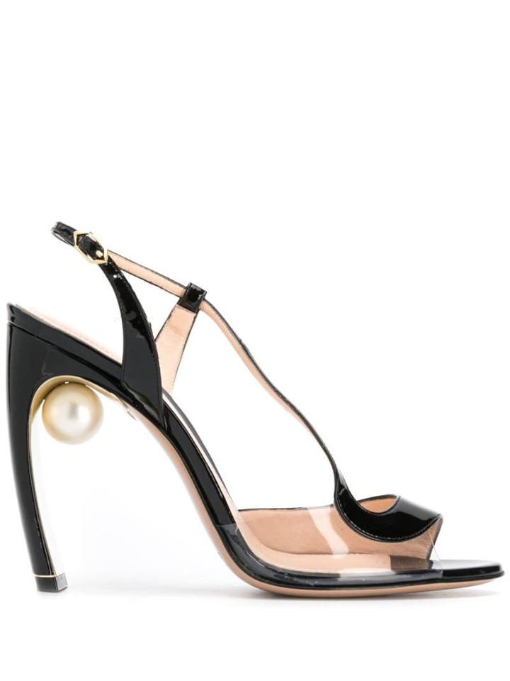 Nicholas Kirkwood Maeva Pearl Sandals - Black