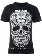 Philipp Plein 'cryptic' T-shirt, Men's, Size: Medium, Black, Cotton
