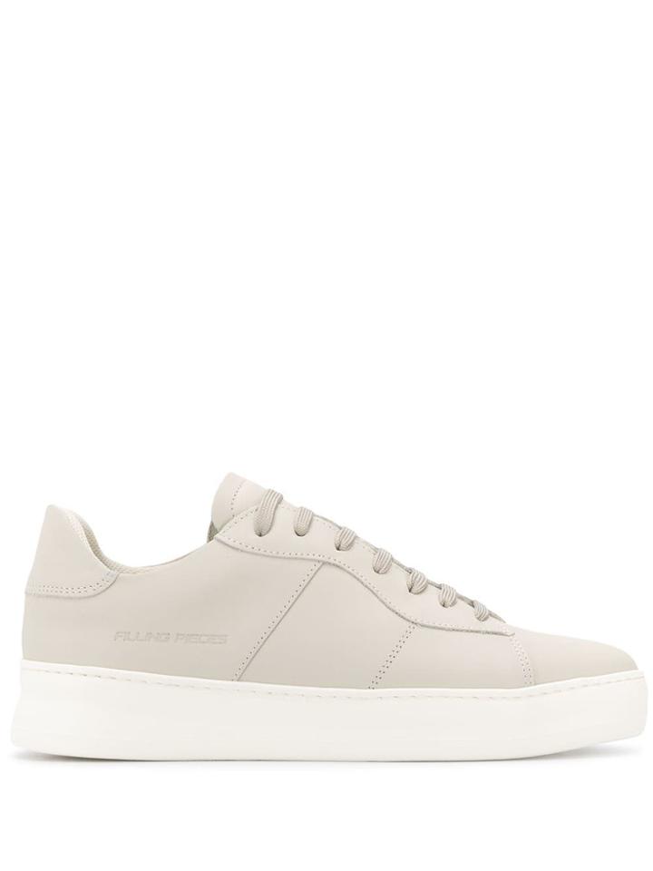 Filling Pieces Light Plain Court Sneakers - Grey