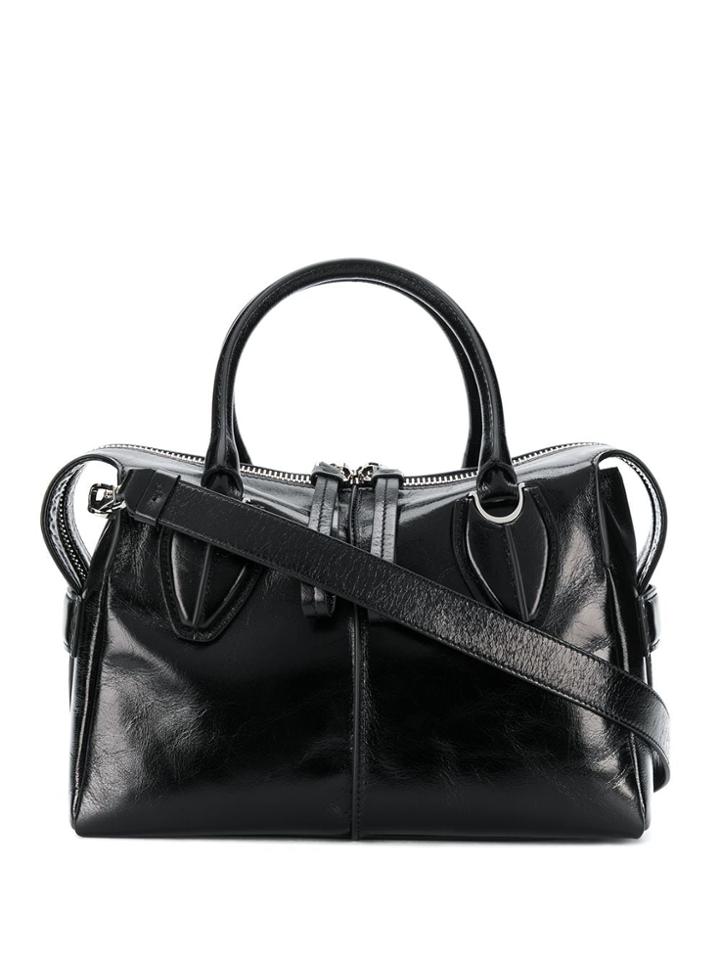 Tod's Medium Bauletto Tote Bag - Black
