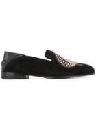 Alexander Mcqueen Embroidered Slippers - Unavailable