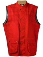 Maison Margiela - Vest Jacket - Women - Cotton/polyester - 38, Red, Cotton/polyester