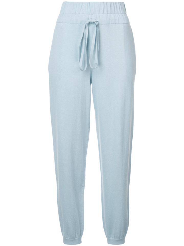 Apiece Apart Drawstring Waist Tracksuit Bottoms - Blue