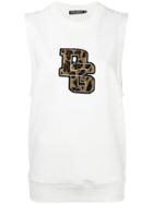 Dolce & Gabbana Logo Tank Top - White