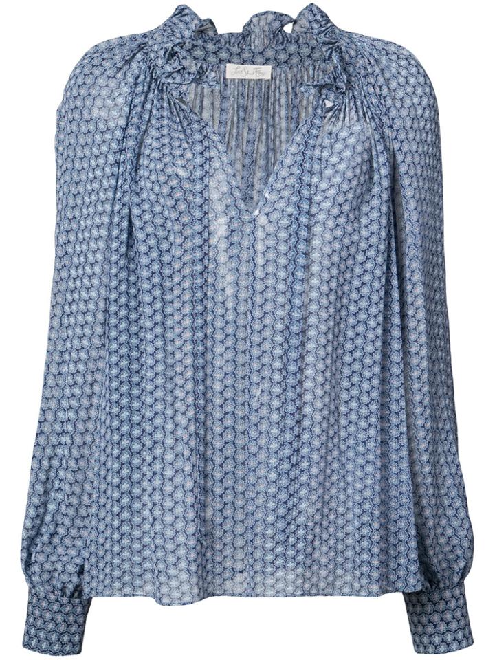 Love Shack Fancy Printed Blouse - Blue