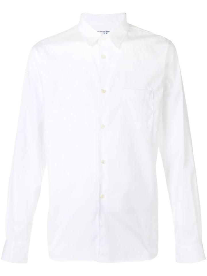Comme Des Garçons Shirt Back Logo Print Shirt - White