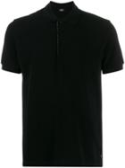 Fendi Printed Ff Detailed Polo Shirt - Black