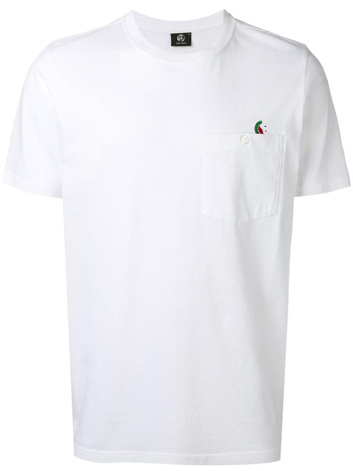 Ps By Paul Smith Watermelon Pocket T-shirt, Men's, Size: Xl, White, Organic Cotton