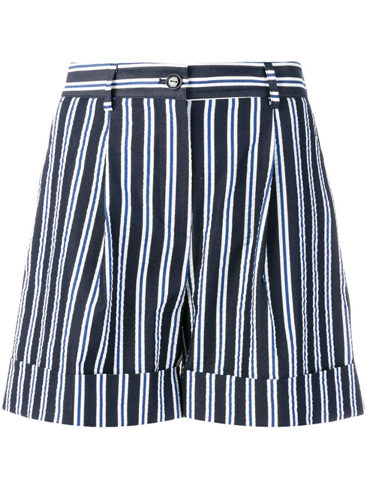 P.a.r.o.s.h. Casual Striped Shorts - Blue