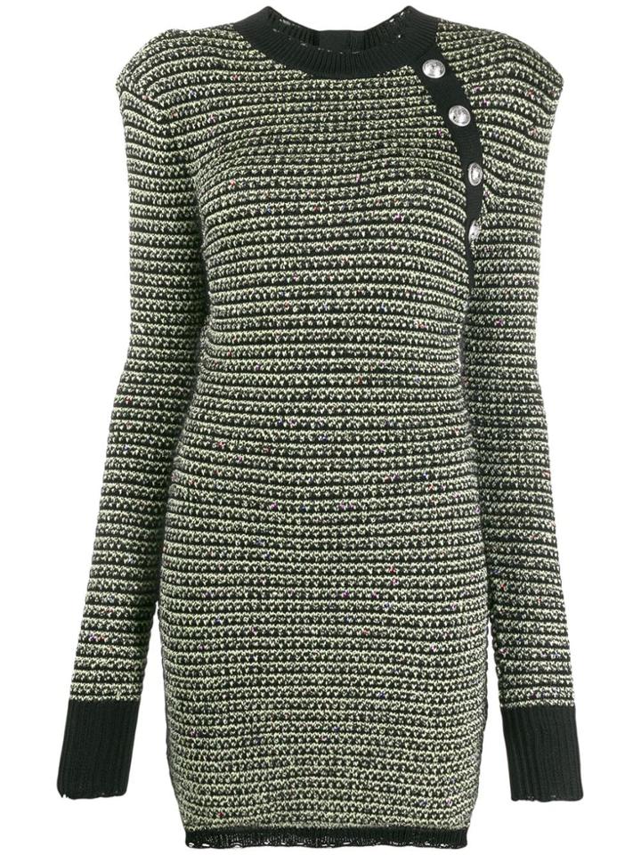 Balmain Knitted Dress - Black
