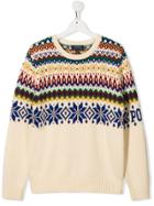 Ralph Lauren Kids Teen Knitted Jumper - Neutrals