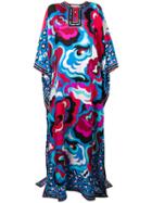 Emilio Pucci Abstract Floral Kaftan Dress - Multicolour