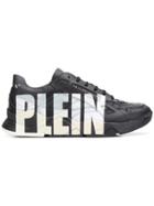 Philipp Plein Logo Low-top Sneakers - Black