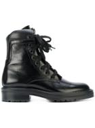 Saint Laurent William 25 Front Zip Boots - Black