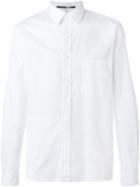 Mcq Alexander Mcqueen Shields Shirt, Men's, Size: 48, White, Cotton