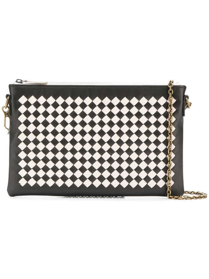 Bottega Veneta Biletto Chain Clutch - Black