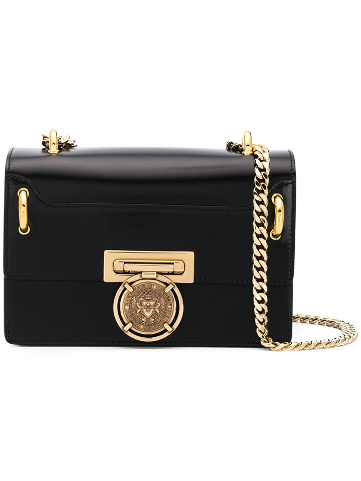 Balmain Shiny Bbox 20 Shoulder Bag - Black