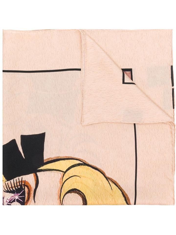 Gucci Viva! Volleyball Print Scarf - Nude & Neutrals