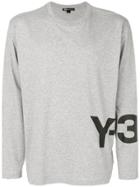 Y-3 Logo Print T-shirt - Grey