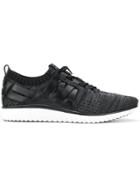 Cole Haan Lace-up Sock Sneakers - Black
