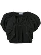 Molly Goddard Cropped Blouse - Black