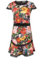 Alice+olivia Floral Print Dress - Multicolour