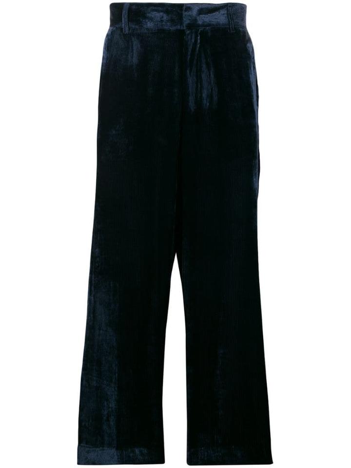 Sies Marjan Cropped Tailored Trousers - Blue