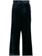 Sies Marjan Cropped Tailored Trousers - Blue