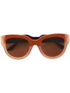 Marni Eyewear Transparent Sunglasses - Brown