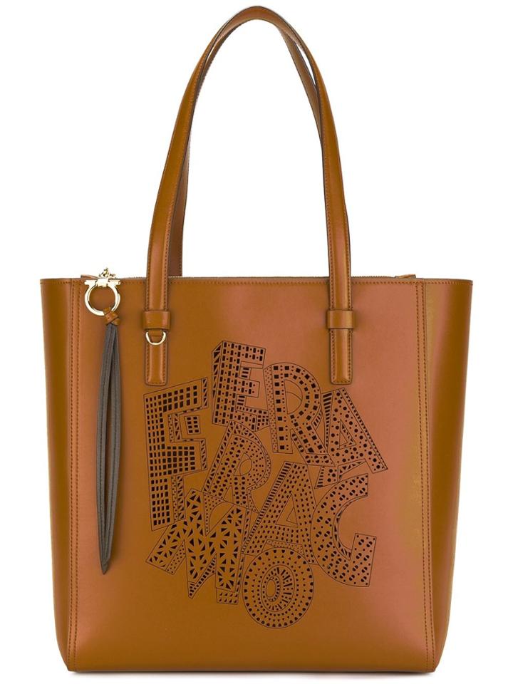 Salvatore Ferragamo Patterned Bag - Brown