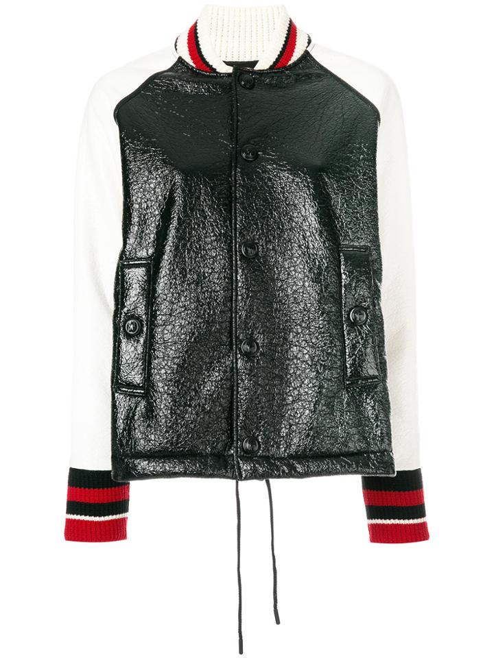 Moncler Grenoble A-line Bomber Jacket - Black