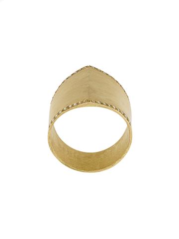 Ileana Makri Armor Ring - Metallic