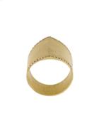 Ileana Makri Armor Ring - Metallic
