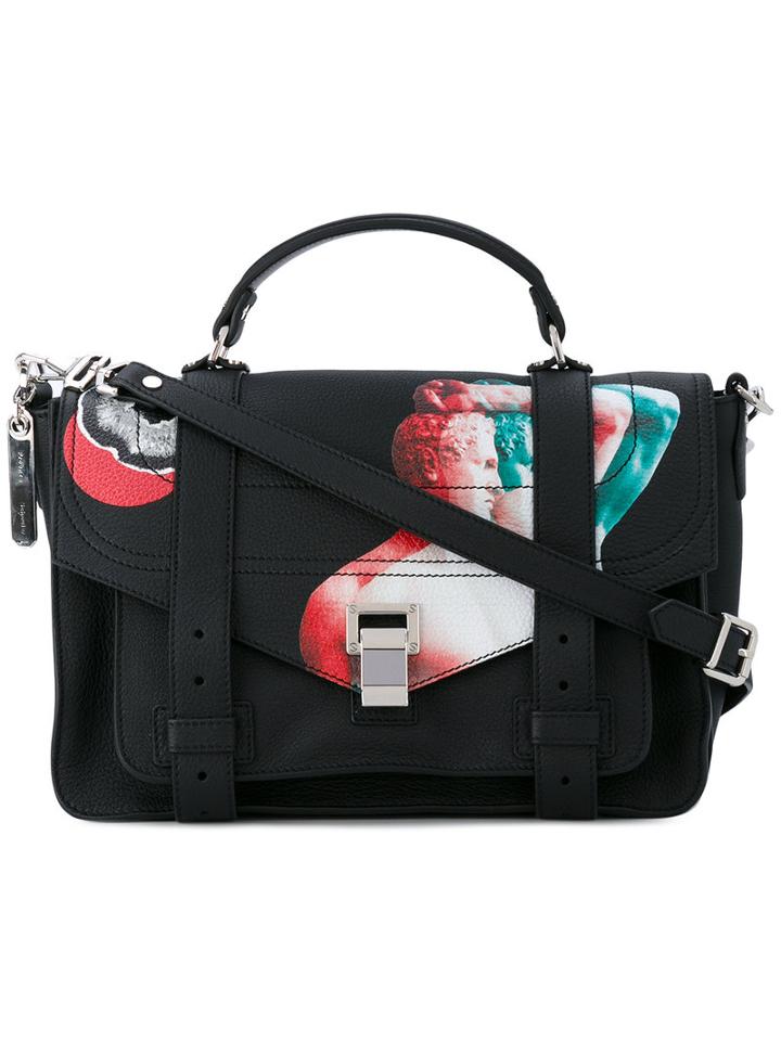 Proenza Schouler - Ps1 Crossbody Tote - Women - Lamb Skin - One Size, Black, Lamb Skin