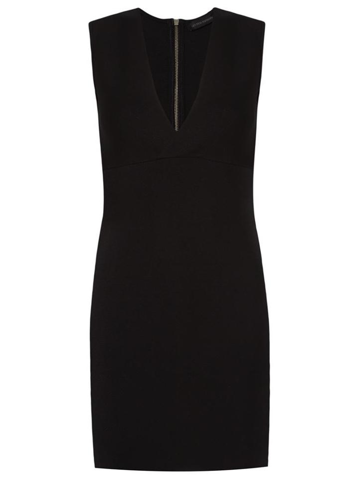 Giuliana Romanno V-neck Sleeveless Dress