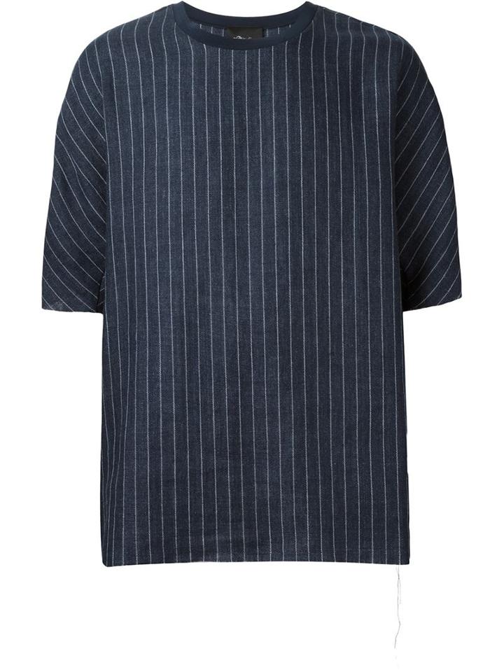 3.1 Phillip Lim Oversized Pinstripe T-shirt