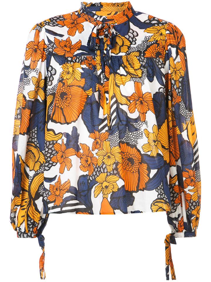 Warm Mystic Blouse - Yellow & Orange