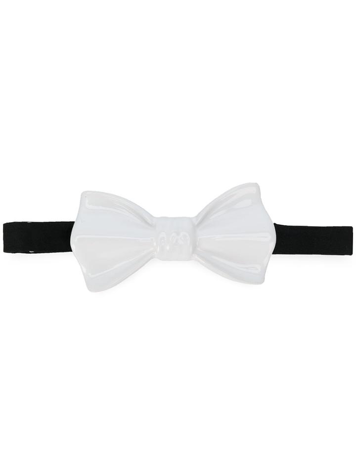 Cor Sine Labe Doli Ceramic Bow Tie - White