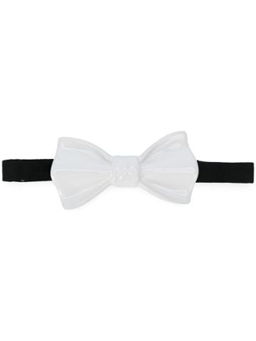 Cor Sine Labe Doli Ceramic Bow Tie - White